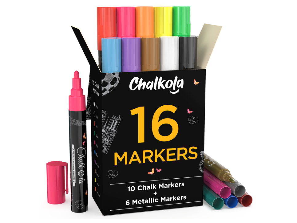 Chalkola Chalk Markers for Christmas creativity + giveaway! – Natural  Beauty with Baby